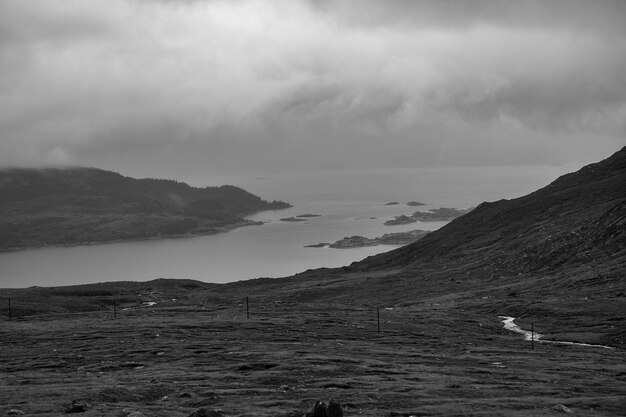 Photo scottish highlands view