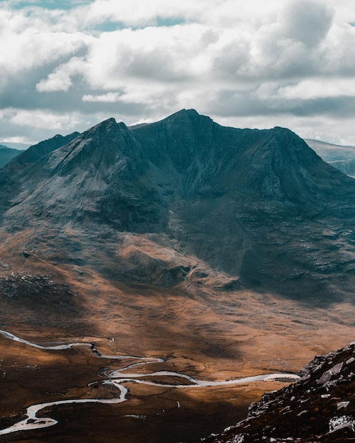 Scottish Mountain And River