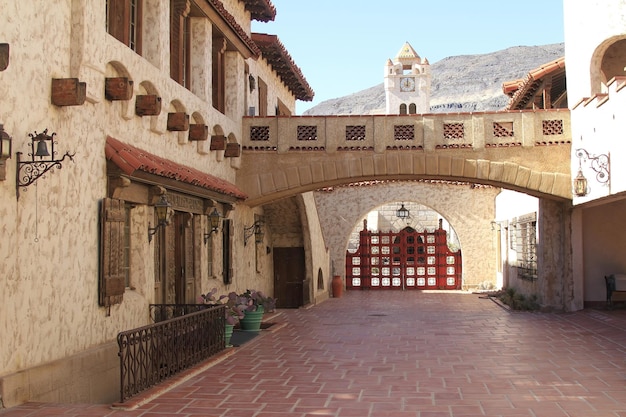 Scottys castle in Death Valley national park