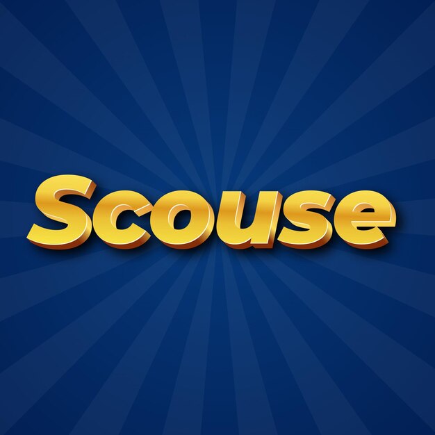 Scouse text effect gold jpg attractive background card photo