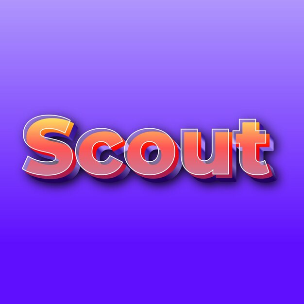 ScoutText-effect JPG-gradiënt paarse achtergrondkaartfoto