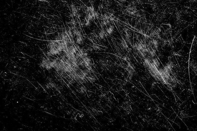 Scratches isolated on a black background template for design