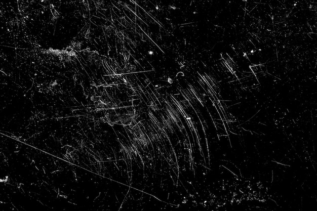 Scratches isolated on a black background template for design