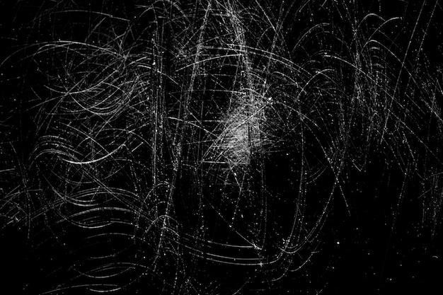 Scratches isolated on black