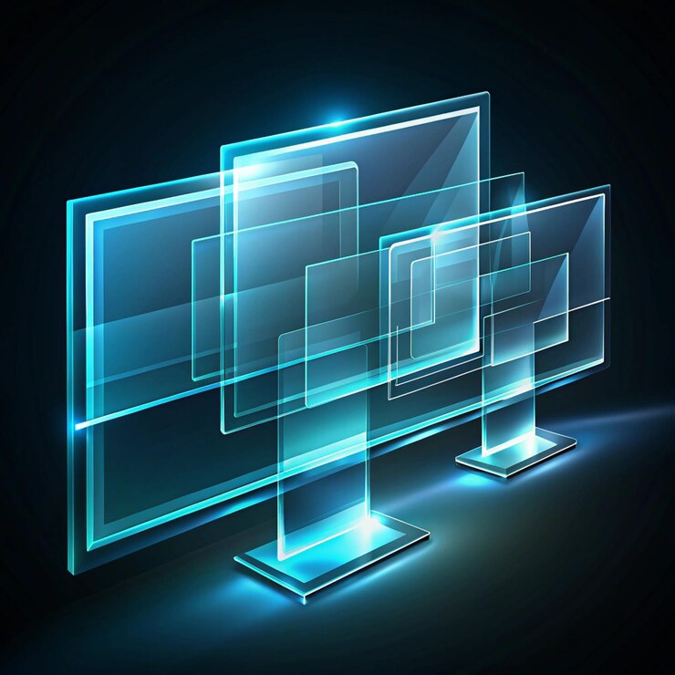 a screen that says the word on it
