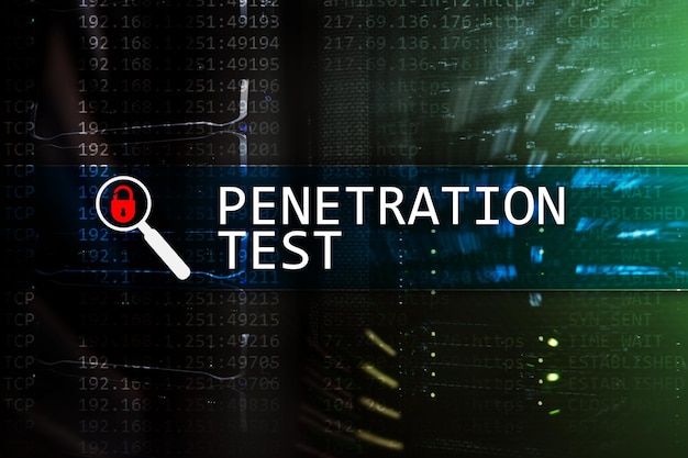 A screen with the word permeation test on it