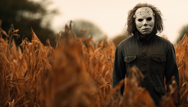 Screengrab of halloween michael myers movie by wes anderson