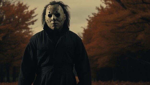 screengrab of HALLOWEEN Michael Myers movie by Wes Anderson