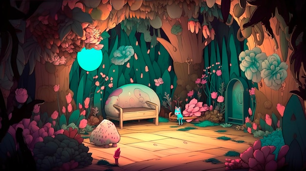 A screenshot from the game the secret of the forest.