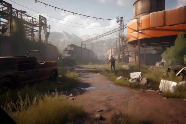 A screenshot of the game the last of us