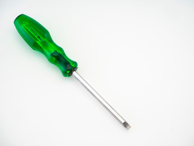 Screwdriver on isolated white background 