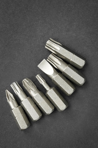 Screwdriver steel bits