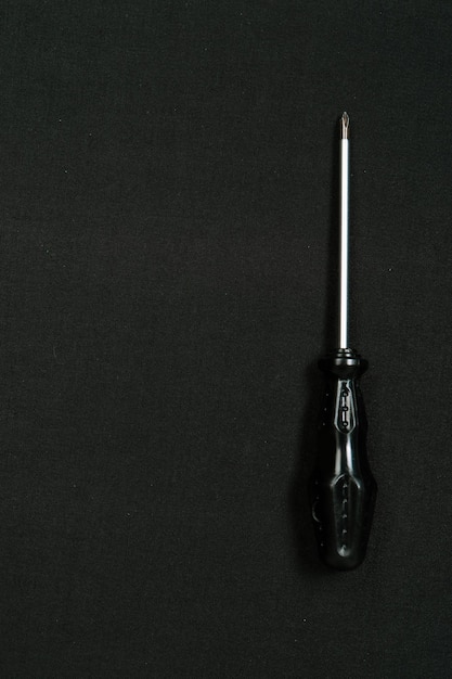 Screwdriver with a plastic handle