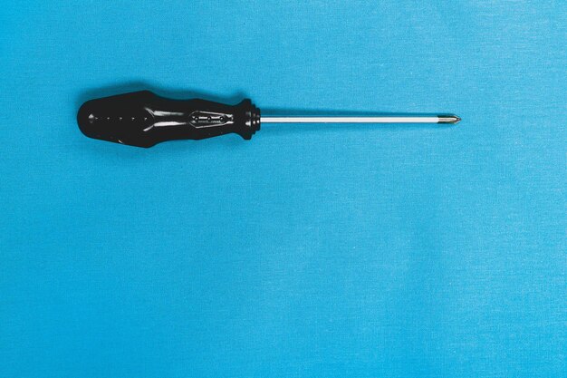 Screwdriver with a plastic handle