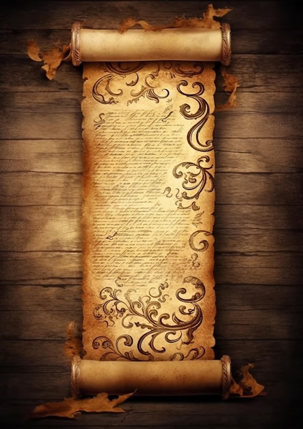 A scroll with the words'independence'on it