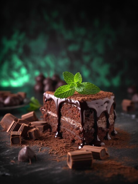 Scrumptious Chocolate Cookies HighQuality Stock Photo for Any Use Generative AI