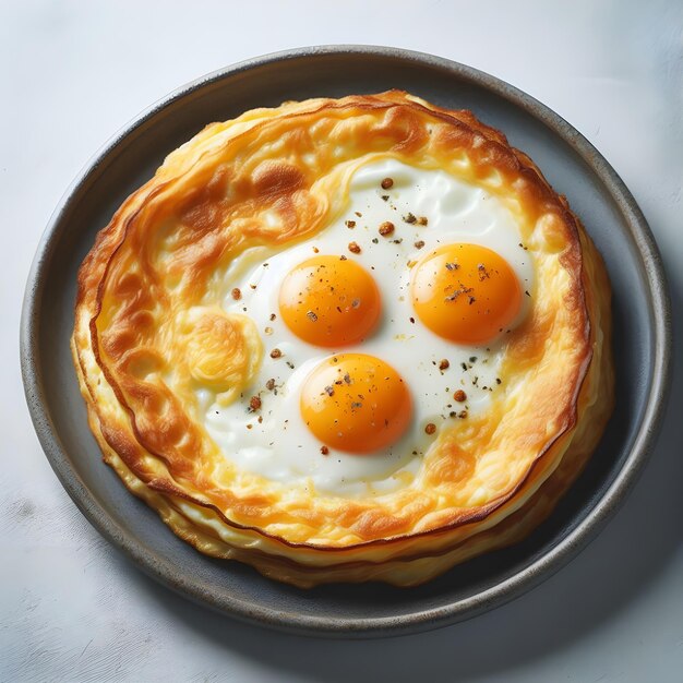 写真 美味しい卵はビジュアルな料理の冒険を生み出します