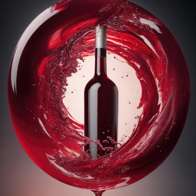 A scrumptious Red Wine from Bottle