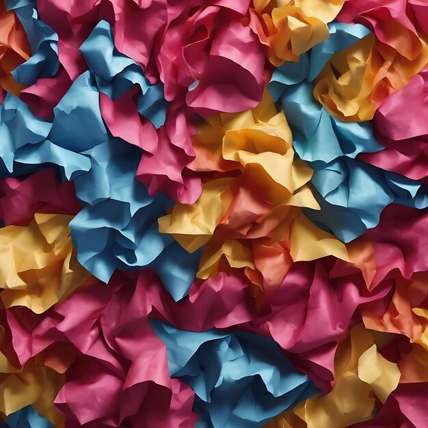 Scrunched up paper background