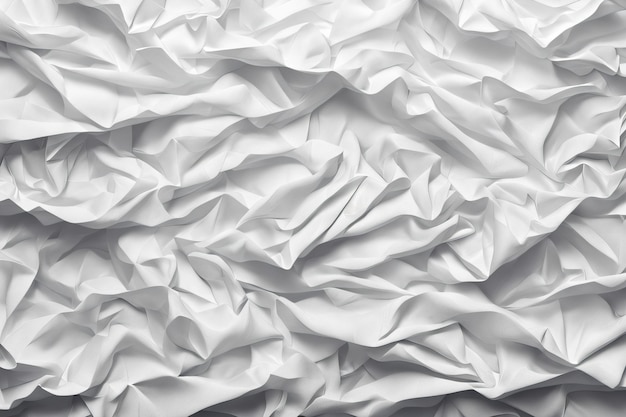 Scrunched white background paper can be used for various purposes