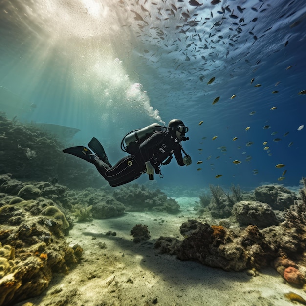 Scuba diving