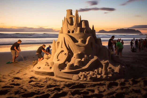 Sculpting Sunsets Een aantal Outdoor Fun foto