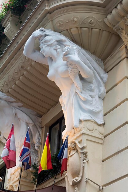 Sculpture of a building in Vienna