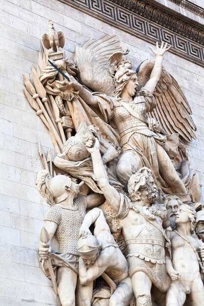 Decorazione scultorea dell'arco trionfale a parigi