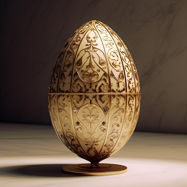 a sculpture of a dragon egg with texture detail and color