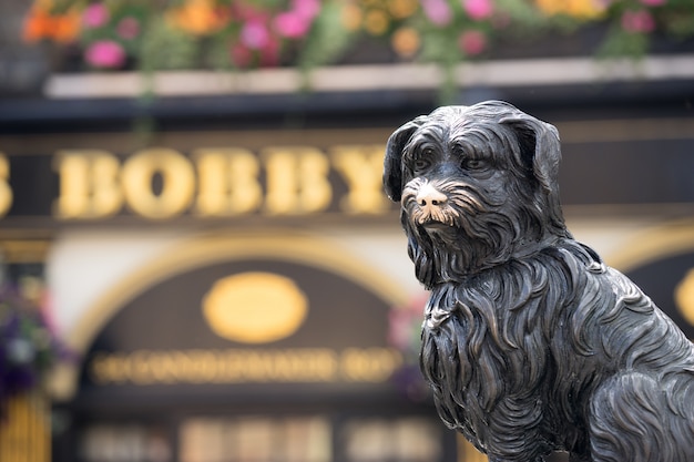 Sculpture of Greyfriars Bobby, Edinburgh, Scotland