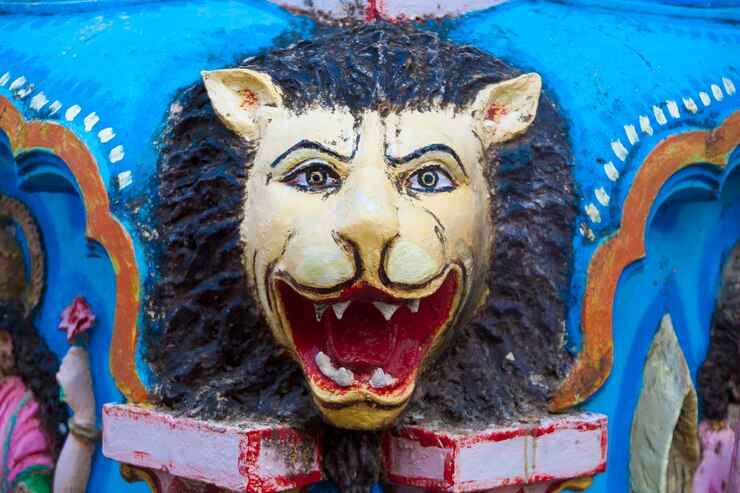 फोटो sculpture of hindu golion