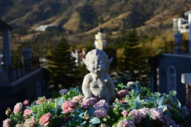 Foto paesaggio scultoreo