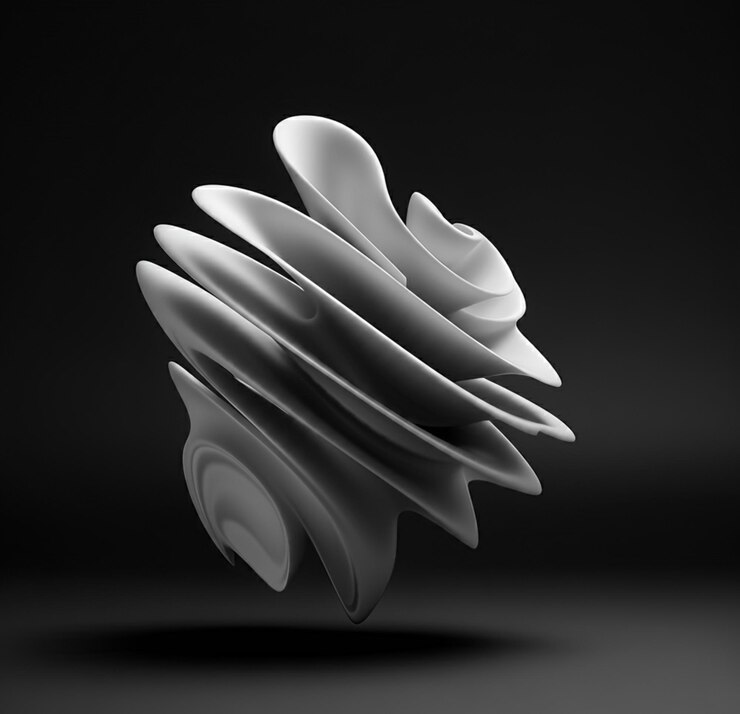 Photo a sculpture that has a white object that says quot sculpt quot on it