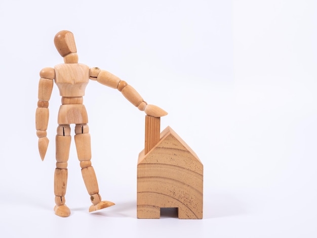 Photo sculpture of toy on table against white background