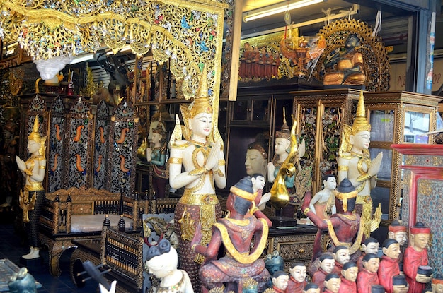 Sculpturen in de tempel