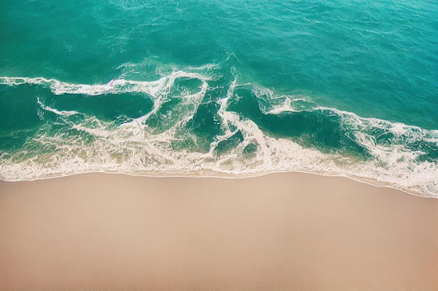 Sea aerial view amazing tropical nature background