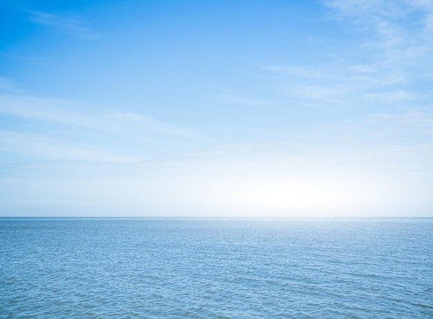 Sea Background Blue Water shore White Sky Horizon Season Summer