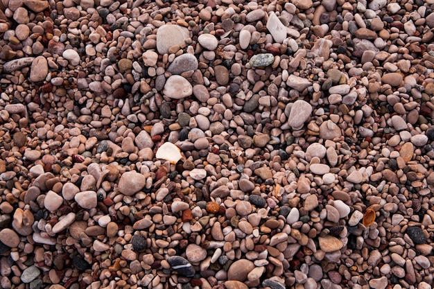 sea background of sand and small gravel for your design