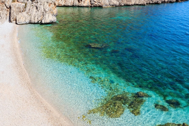 Sea bay in Zingaro Park Sicily Italy