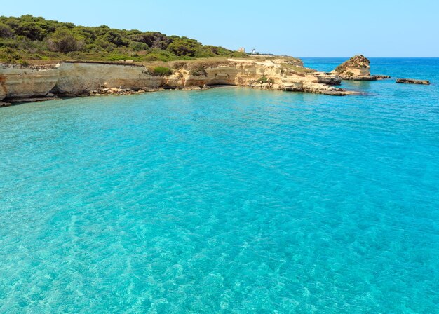 Photo sea beach spiaggia della punticeddha salento italy