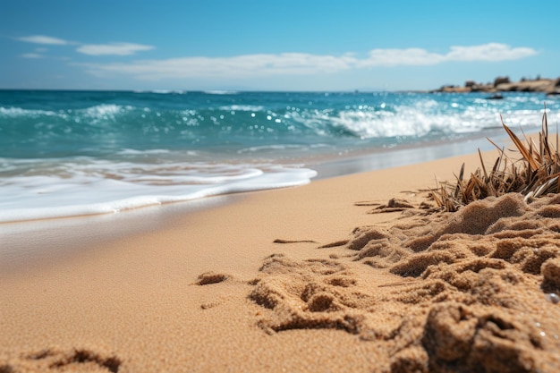 sea and blue sky background