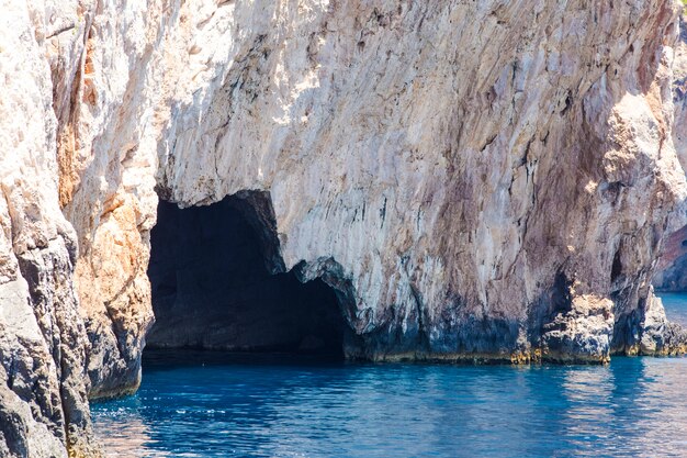 Sea caves on Zakynthos