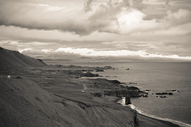 Sea Coastline of East Iceland