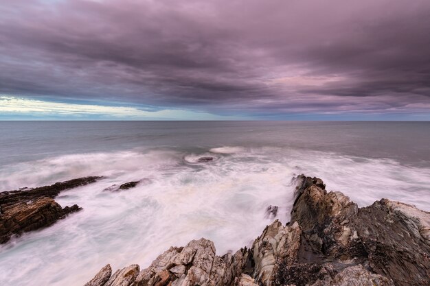 Sea enraged on the coast of Cantabrico