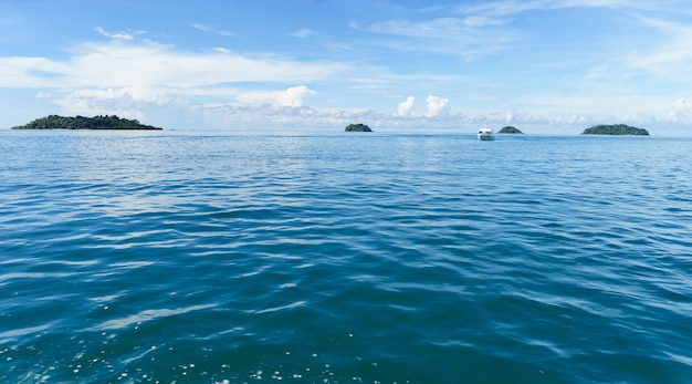 Sea and islands at Ko Chang, Trat Province, Thailand