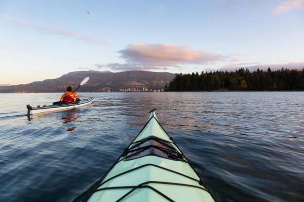 Sea Kayaking near Lions Gate Bridge