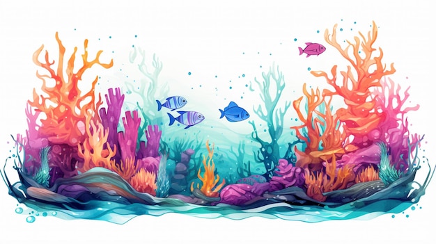 sea life mural