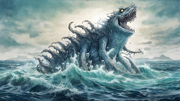 Sea Monster Background Very Creepy