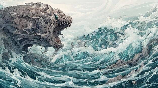 Sea Monster Background Very Creepy