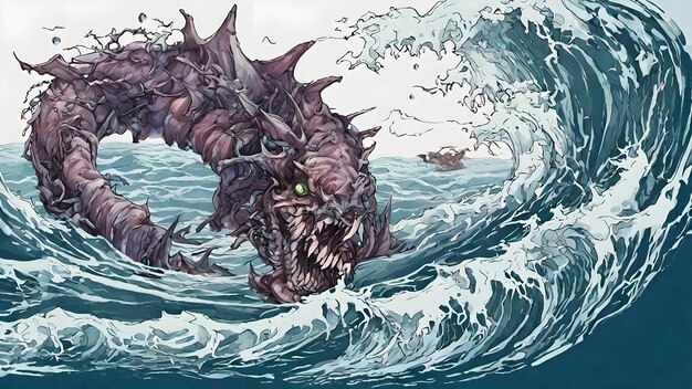 Sea Monster Background Very Creepy